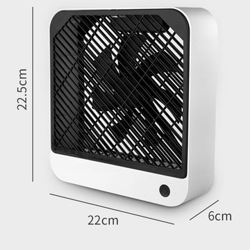 TD® Ventilateur de bureau rechargeable usb petit ventilateur bureau à domicile dortoir ventilateur de circulation